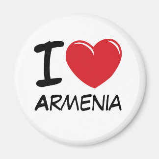 I Kärlek Armenien Magnet