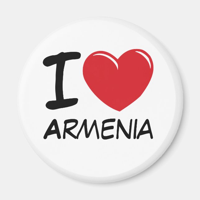 I Kärlek Armenien Magnet (Framsidan)