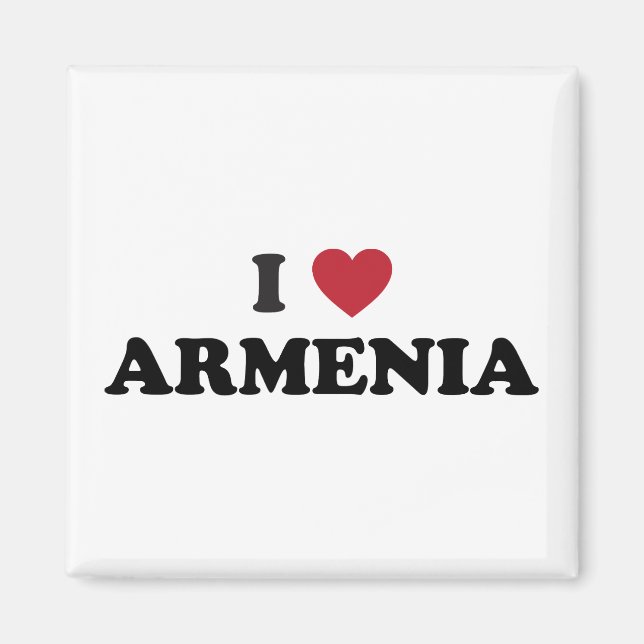 I Kärlek Armenien Magnet (Framsidan)