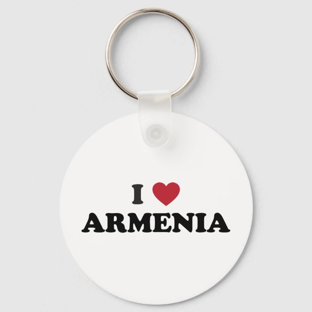 I Kärlek Armenien Nyckelring (Framsida)