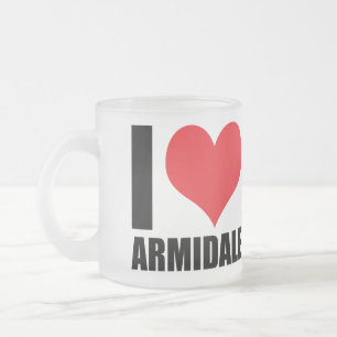 I kärlek Armidale Frostad Glasmugg
