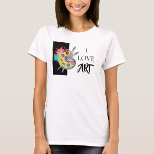 I Kärlek Art Färgpalett T-Shirt