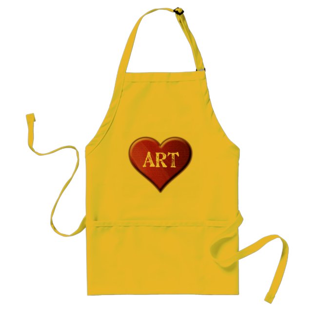 I Kärlek Art Kids Apron Förkläde (Framsidan)