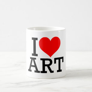 I Kärlek Art Mugg
