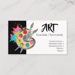 I Kärlek Art | Painter Palette Visitkort