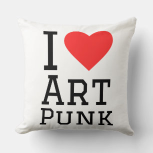 I kärlek art punk2-dekal kudde