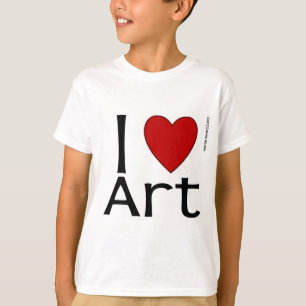 I Kärlek Art T Shirt
