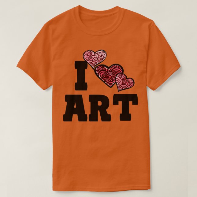 I kärlek Art T Shirt (Design framsida)