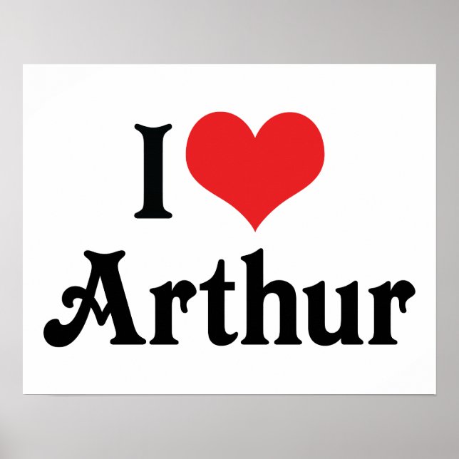 I Kärlek Arthur Poster (Framsidan)