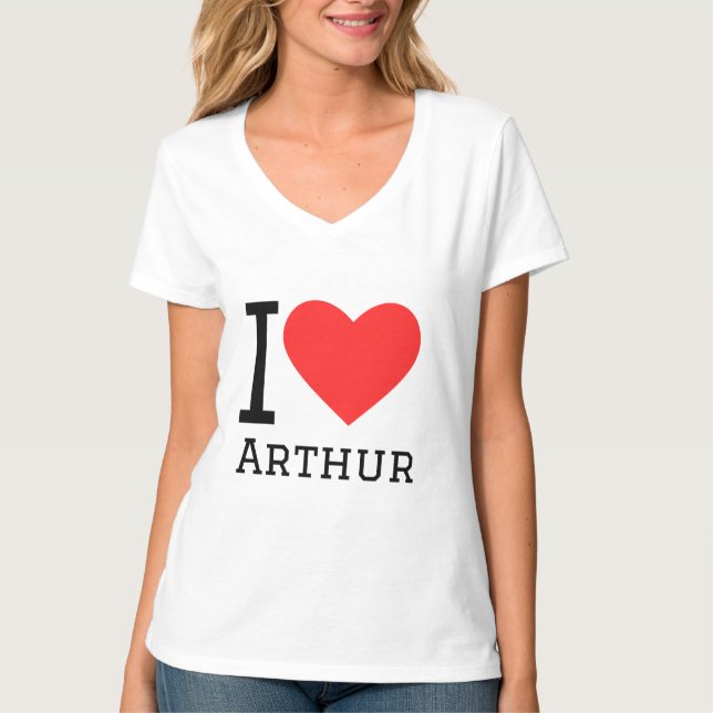 I kärlek arthur t shirt (Framsida)