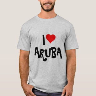 "I Kärlek Aruba" Anpassad design T-shirt