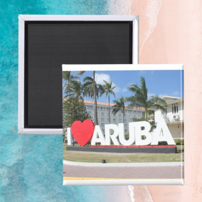 I kärlek Aruba - En lycklig-ö Magnet (Skapare uppladdad)