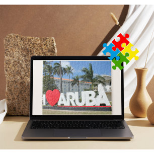 I kärlek Aruba - En lycklig-ö Pussel
