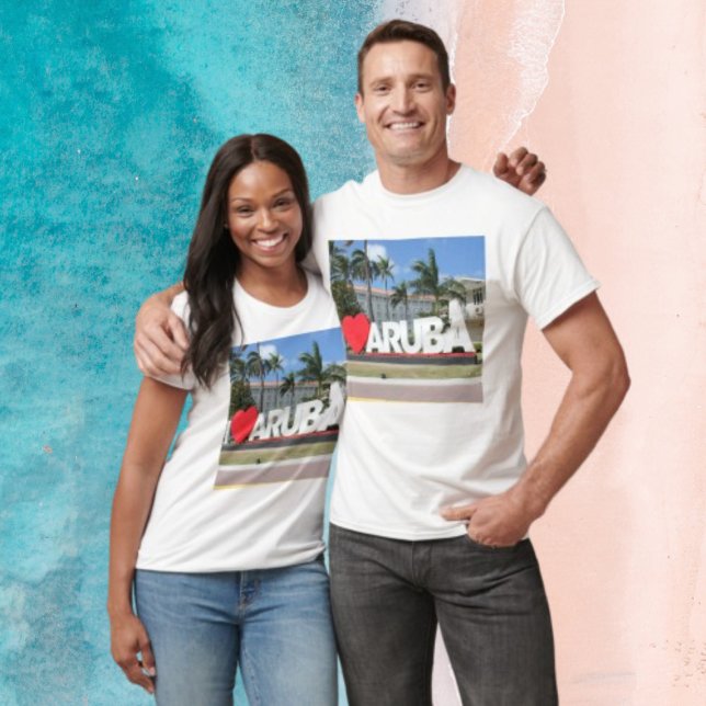 I kärlek Aruba - En lycklig-ö Tee (Skapare uppladdad)