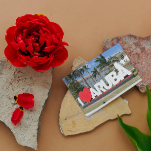 I kärlek Aruba - En lycklig-ö Vykort