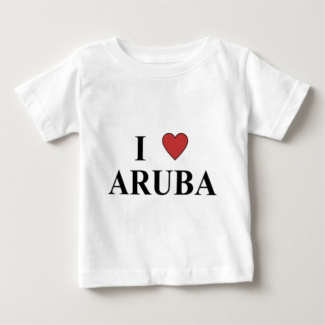 I Kärlek Aruba T-shirt (Framsida)