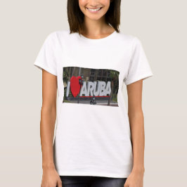 "I Kärlek Aruba"-tecken, fotografi, T-shirt