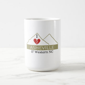 I Kärlek Asheville & Western NC Kaffemugg