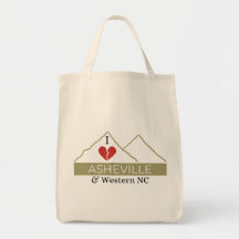 I Kärlek Asheville & Western NC Tote Bag