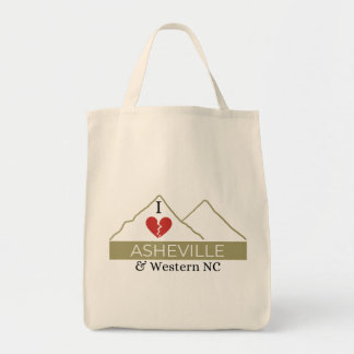 I Kärlek Asheville & Western NC Tote Bag Tygkasse