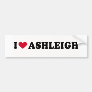 I KÄRLEK ASHLEIGH BILDEKAL