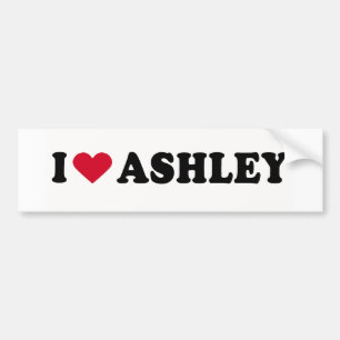 I KÄRLEK ASHLEY BILDEKAL