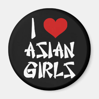 I Kärlek Asian Girls Magnet