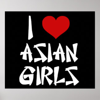 I Kärlek Asian Girls Poster