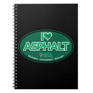 I Kärlek Asphalt bärbar dator Anteckningsbok