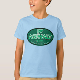 I Kärlek Asphalt Kids' T-Shirt - Blue