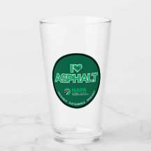 I Kärlek Asphalt Pint Glass