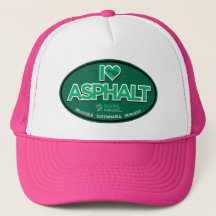 I Kärlek Asphalt-Truckerkepsen - Rosa