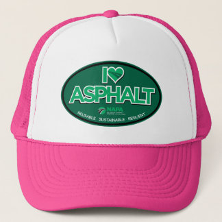 I Kärlek Asphalt-Truckerkepsen - Rosa Keps