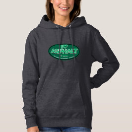I Kärlek Asphalt Women's Hoodie - Träkol T Shirt