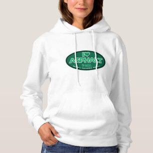 I Kärlek Asphalt Women's Hoodie - White T Shirt