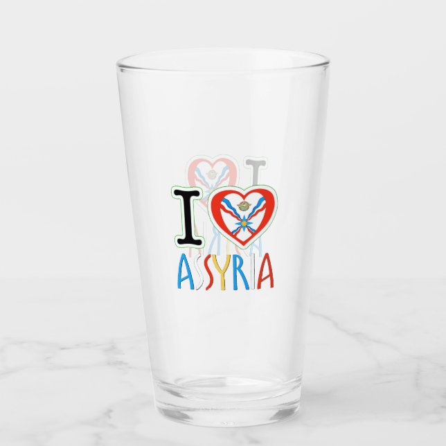 I Kärlek Assyria Glaskopp (Framsida)