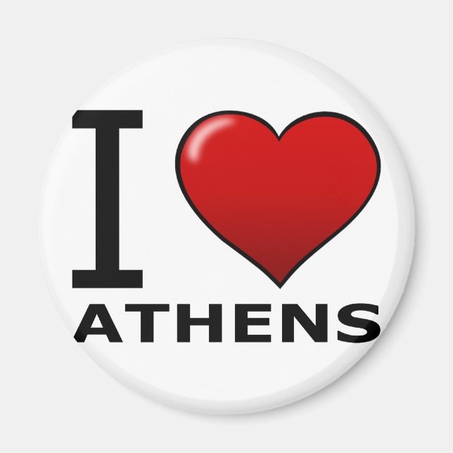 I KÄRLEK ATHENS,GA - GEORGIEN MAGNET (Framsidan)