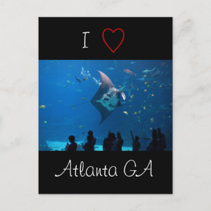 I Kärlek Atlanta Vykort