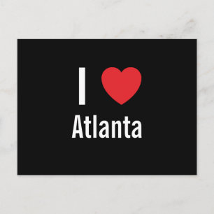 I kärlek Atlanta Vykort