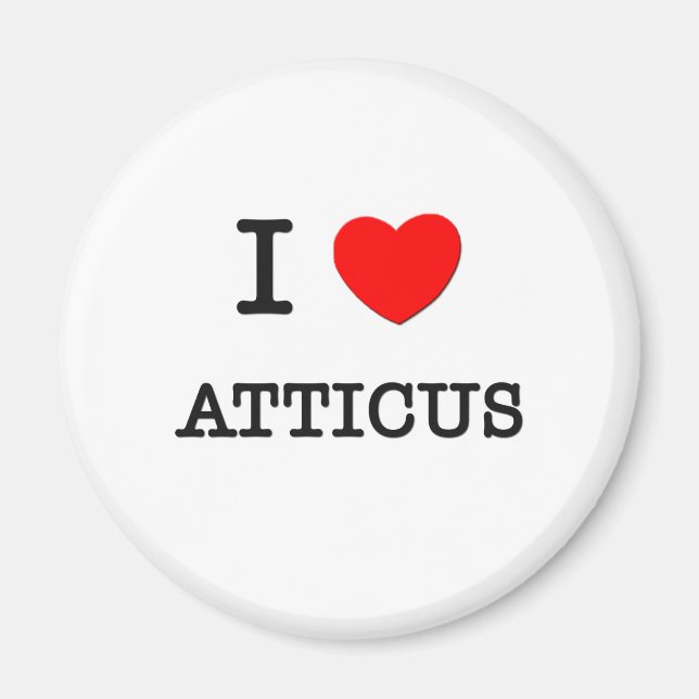 I Kärlek Atticus Magnet (Framsidan)