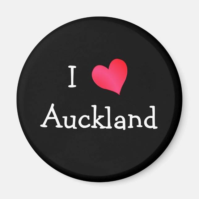 I Kärlek Auckland Magnet (Framsidan)
