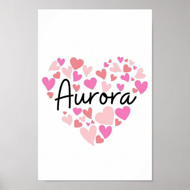 I KÄRLEK AURORA POSTER (Framsidan)