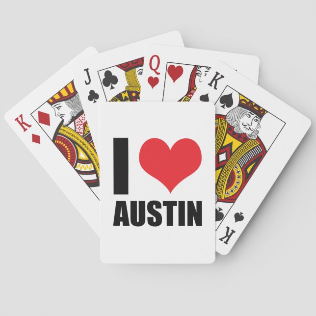I kärlek Austin Casinokort (Baksidan)