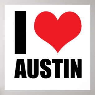 I kärlek Austin Poster