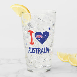 "I KÄRLEK AUSTRALIA" Australien Dag den 26 januari Glaskopp