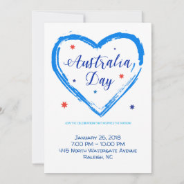 "I KÄRLEK AUSTRALIA" Australien Dag den 26 januari Julkort
