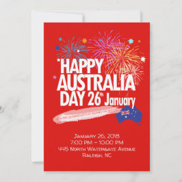 "I KÄRLEK AUSTRALIA" Australien Dag den 26 januari Julkort