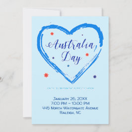 "I KÄRLEK AUSTRALIA" Australien Dag den 26 januari Julkort