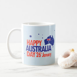 "I KÄRLEK AUSTRALIA" Australien Dag den 26 januari Kaffemugg