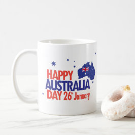 "I KÄRLEK AUSTRALIA" Australien Dag den 26 januari Kaffemugg